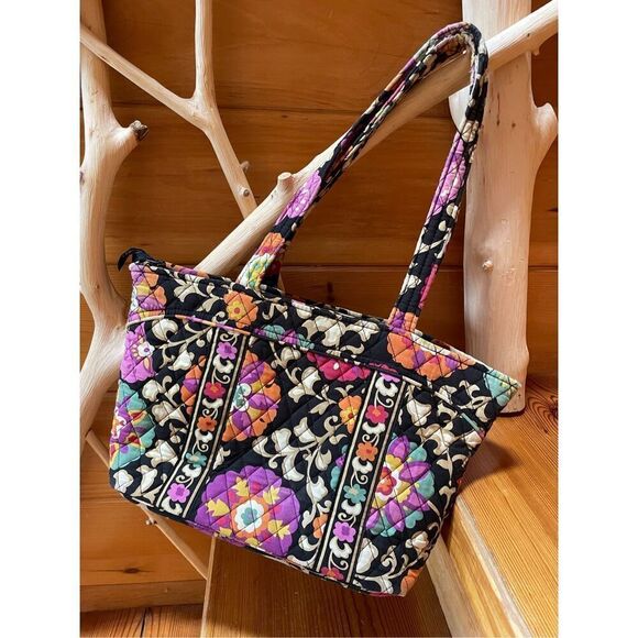 Vera Bradley Suzani Print Floral Tote Bag - Picture 2 of 3